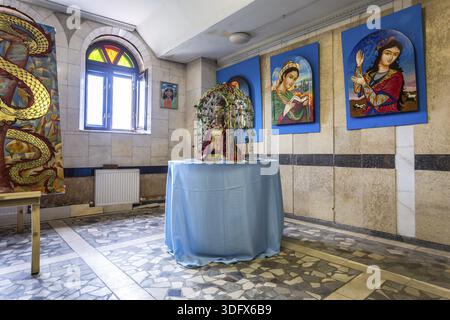 Kasan, Russland - 11. Juni 2018: Arabische Halle im Tempel aller Religionen Stockfoto