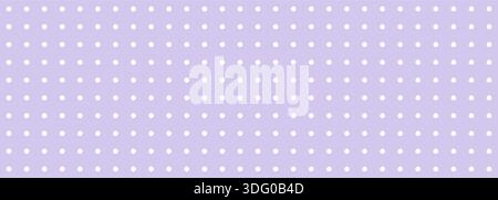 Violettes Muster für die Seite mit Aufzählungszeichen. Raster und Polka Dot Hintergrund. Vektor-Vorlage für lebendige Vektoren Stock Vektor