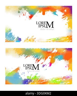 Einfarbiger Hintergrund mit Malstrichen. Handgezeichnet. Nicht AI, Vektordarstellung. Stock Vektor