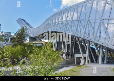 Neuen Holmenkollen Sprungschanze Oslo Norwegen Stockfoto