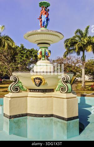 Brunnen In Pall Mall Square Basseterre St. Kitts Stockfoto