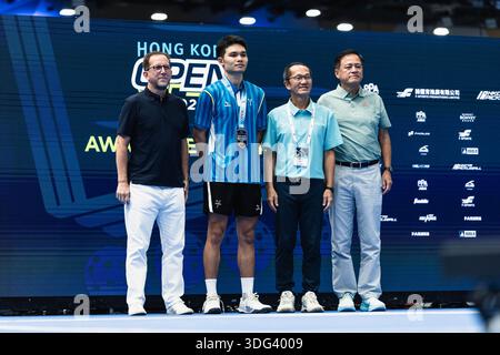 Pickleball Tour Asia - Hong Kong Open 2025 in der Kai Tak Arena am 24. August 2025 in Hong Kong, China Stockfoto