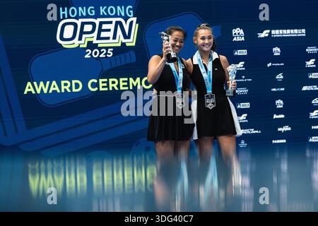 Pickleball Tour Asia - Hong Kong Open 2025 in der Kai Tak Arena am 24. August 2025 in Hong Kong, China Stockfoto