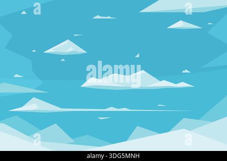 Weiße Wolken in Cartoon-Design Stock Vektor