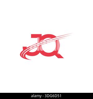 Vielseitiges JQ QJ-Monogramm-Logo für alle Branchen Stock Vektor
