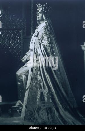 DIE LETZTE KÖNIGIN RUMÄNIENS PARIS Stockfoto