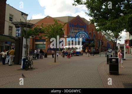 Stadtzentrum von Stoke-on-Trent, Einheitsbehörde in Staffordshire. - Stoke On Trent, Vereinigtes Königreich : Mai 2022 Stockfoto
