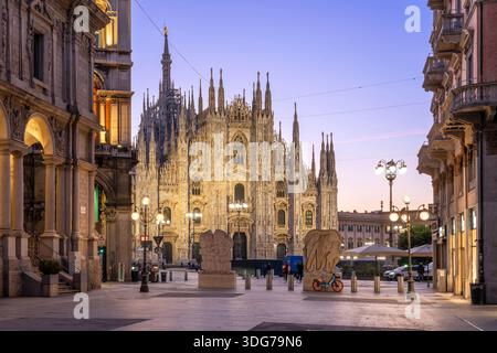 Mailänder Kathedrale, Metropolitan Kathedrale der Geburt der Heiligen Jungfrau Maria, Mailand, Lombardei, Italien Stockfoto