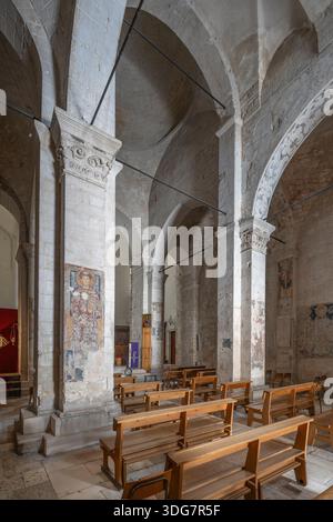 Kirche Santa Maria Maggiore, complesso monumentale di San Pietro, Monte Sant'Angelo, Foggia, Apulien, Italien Stockfoto