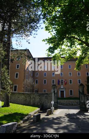 Das Conservatoire d’Art et d’Histoire Building, Sunny, Annecy, Frankreich Stockfoto