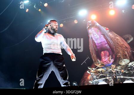 UK. Januar 2026. LONDON, ENGLAND - 16. JANUAR: Alex Terrible of ‘Slaughter to prevail’ tritt am 16. Januar 2026 in London auf.CAP/MAR © MAR/Capital Pictures Credit: Capital Pictures/Alamy Live News Stockfoto