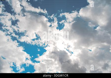 Weicher Hintergrund Mit Blauer Himmelswolke Stockfoto