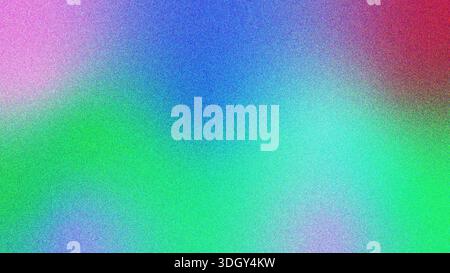 Abstrakter Hintergrund eines bunten Verlaufs mit Wellenmuster für das Posterdesign. Textureffekt für Hintergrundrauschen mit Retro-Gradienten. Stockfoto
