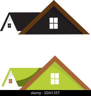 Home Logo Design Vektorhaus Logo Design Stock Vektor