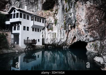 Buna und Blagaj Tekija Stockfoto