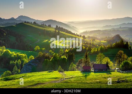 Panorama der hohen Tatra Berge. Polen Stockfoto