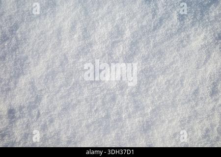 Schneeschicht für die Verwendung im Hintergrund Stockfoto