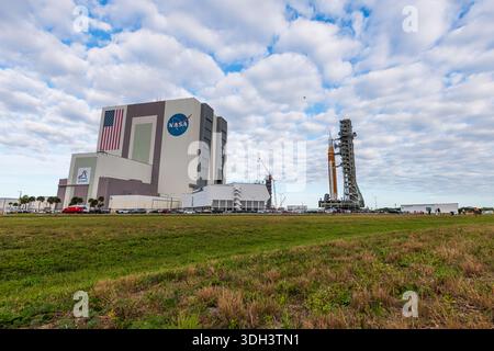 NASA SLS Artemis 2 Moon Mission Stockfoto
