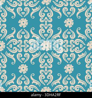 Nahtloses orientalisches Muster im Barockstil. Stock Vektor
