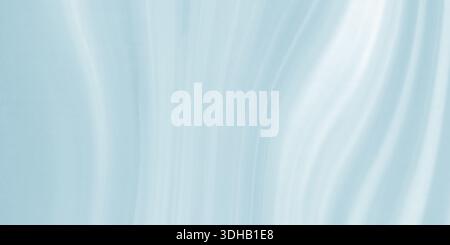 Abstrakter hellblauer Hintergrund mit weichen eleganten geschwungenen Linien und glatten Verläufen. Klare, minimalistische Ästhetik perfekt für modernes Webdesign bann Stockfoto