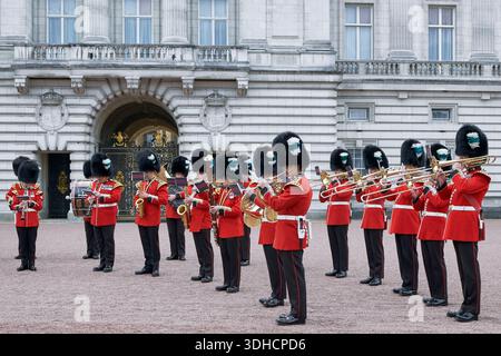 Großbritannien, London, Buckingham Palace, der Wechsel der königlichen Garde Stockfoto