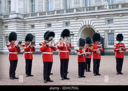 Großbritannien, London, Buckingham Palace, der Wechsel der königlichen Garde Stockfoto