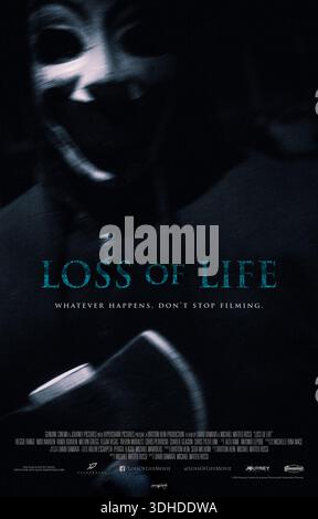 Lost of Life (2013) von Brian Gallagher mit David Arquette, Frank Whaley und Brooke Nevin. Ein gestörter Drifter manipuliert Fremde, während er eine Reihe von Gewaltverbrechen begeht. US-Poster NUR FÜR REDAKTIONELLE ZWECKE. Quelle: BFA/Lionsgate Stockfoto