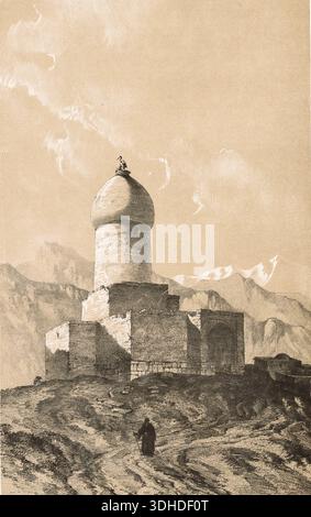 Grabmal von Esther, Hadassa und Mordechai, auch bekannt als Mausoleum von Esther und Mardochee, in Hamadan, Iran, wichtige jüdische Pilgerstätte, auth Stockfoto