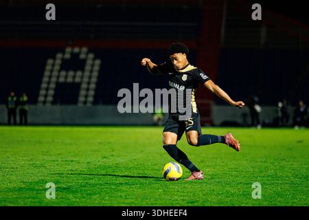 Francisco Chissumba während des Spiels der Liga Portugal zwischen den Teams FC Alverca und Moreirense FC (Maciej Rogowski/Ball Raw Bilder) Stockfoto