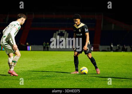Francisco Chissumba während des Spiels der Liga Portugal zwischen den Teams FC Alverca und Moreirense FC (Maciej Rogowski/Ball Raw Bilder) Stockfoto