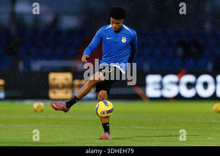 Francisco Chissumba während des Spiels der Liga Portugal zwischen den Teams FC Alverca und Moreirense FC (Maciej Rogowski/Ball Raw Bilder) Stockfoto