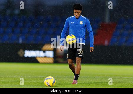 Francisco Chissumba während des Spiels der Liga Portugal zwischen den Teams FC Alverca und Moreirense FC (Maciej Rogowski/Ball Raw Bilder) Stockfoto
