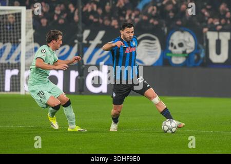 Bergamo, Italie. Januar 2026. Sead Kolasinac während der UEFA Champions League, League-Phase, MD7-Fußballspiel zwischen Atalanta BC und Athletic Club am 21. Januar 2026 im Gewiss Stadium in Bergamo, Italien - Foto Alessio Morgese/DPPI Credit: DPPI Media/Alamy Live News Stockfoto
