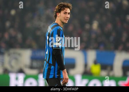Bergamo, Italie. Januar 2026. Lorenzo Bernasconi während der UEFA Champions League, League-Phase, MD7-Fußballspiel zwischen Atalanta BC und Athletic Club am 21. Januar 2026 im Gewiss Stadium in Bergamo, Italien - Foto Alessio Morgese/DPPI Credit: DPPI Media/Alamy Live News Stockfoto