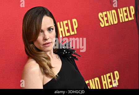 Hollywood, USA. Januar 2026. Rachel McAdams kam am 21. Januar 2026 im TCL Chinese Theatre in Hollywood an der Premiere von „Send Help“ der 20th Century Studios. © Starbuck/ Credit: AFF/Alamy Live News Stockfoto