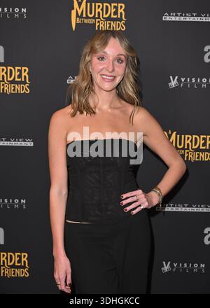 Century City, CA USA. Januar 2026. India Thain bei Einem Mord zwischen Freunden Private Screening Stockfoto