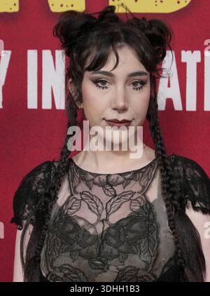 Los Angeles, USA. Januar 2026. Emma Raimi kommt am Mittwoch, den 21. Januar 2026, zur SENDE HELP World Premiere der 20th Century Studios im TCL Chinese Theatre in Hollywood, KALIFORNIEN. (Foto: Sthanlee B. Mirador/SIPA USA) Credit: SIPA USA/Alamy Live News Stockfoto