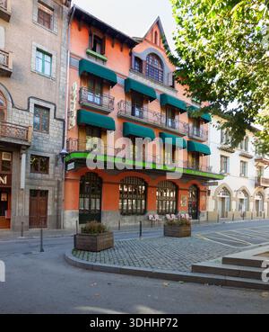 Das Ganze Camprodon Village Stockfoto