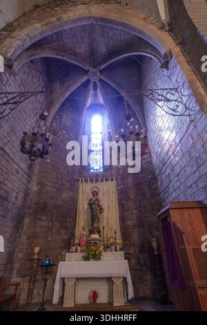 Das Ganze Camprodon Village Stockfoto