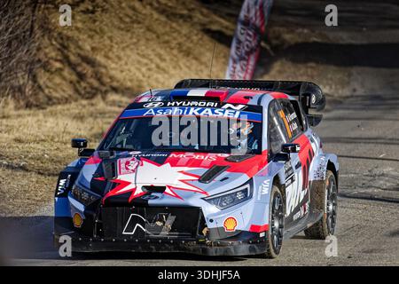 WRC Monte Carlo 2026 in Shakedown, Gap, FRANKREICH, 01/2026 Florent 'MrCrash' B.. Stockfoto