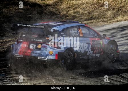 WRC Monte Carlo 2026 in Shakedown, Gap, FRANKREICH, 01/2026 Florent 'MrCrash' B.. Stockfoto