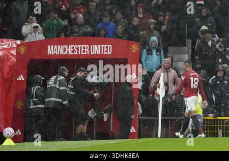 Aktenfoto vom 09/2025 von Casemiro. Manchester United hat bestätigt, dass der Mittelfeldspieler den Verein verlassen wird, wenn sein Vertrag diesen Sommer ausläuft. Ausgabedatum: Donnerstag, 22. Januar 2026. Stockfoto