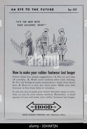 Vintage-Magazin „Life“, 13. April 1942, Anzeige, USA Stockfoto