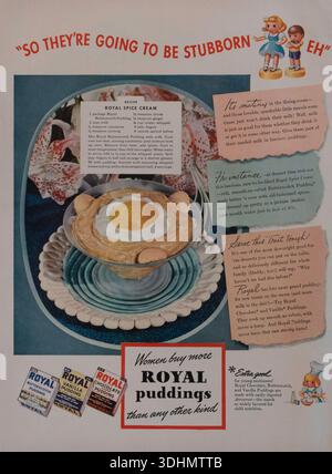 Vintage-Magazin „Life“, 13. April 1942, Anzeige, USA Stockfoto