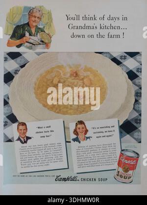 Vintage-Magazin „Life“, 13. April 1942, Anzeige, USA Stockfoto