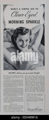 Vintage-Magazin „Life“, 13. April 1942, Anzeige, USA Stockfoto