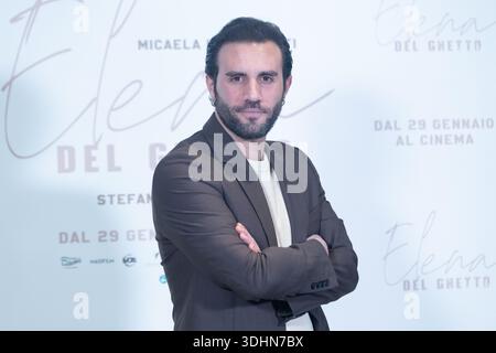 22. Januar 2026, Rom, RM, Italien: Schauspieler Marcello Maietta nimmt am Fotogespräch für „Elena del Ghetto“ im Space Cinema Moderno in Rom Teil (Foto: © Matteo Nardone/Pacific Press via ZUMA Press Wire). Nicht für kommerzielle ZWECKE! Stockfoto
