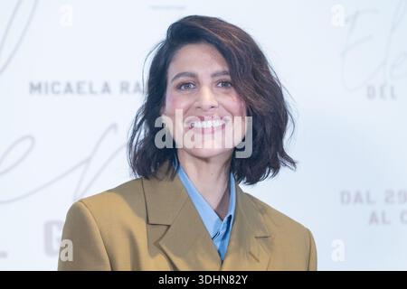 Rom, Italien. Januar 2026. 22/2026 Schauspielerin Giulia Bevilacqua nimmt am Fotogespräch für „Elena del Ghetto“ im Space Cinema Moderno in Rom Teil (Foto: Matteo Nardone/Pacific Press/SIPA USA) Credit: SIPA USA/Alamy Live News Stockfoto