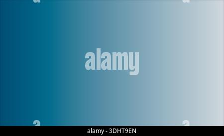 Blauer Weißer Hintergrund Mit Farbverlauf. Glattes Teal Ombre Fade. Modernes Abstraktes Konstruktionselement. Stock Vektor