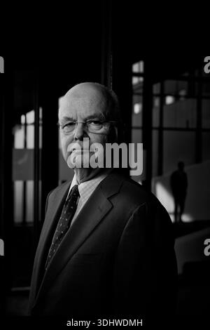 LUMENPHOTO.NL - 2018 - NIEDERLANDE - Michael Hayden ist ein ehemaliger Viersternengeneral der United States Air Force und ehemaliger Direktor der National Security Agency, stellvertretender Direktor des National Intelligence Agency und Direktor der Central Intelligence Agency. Hayden ist derzeit Co-Vorsitzender der Initiative Electric Grid Cyber Security des Policy Centers. Er ist ein nationaler Sicherheitsanalyst für CNN. Foto: Mark Horn/Lumen Photo. (AUS: Belgien, Frankreich, Deutschland, Niederlande, Schweiz, Vereinigtes Königreich.) Stockfoto